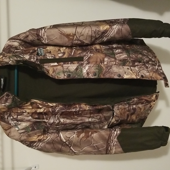 Real tree forest camoflage tech parka - Picture 2 of 7